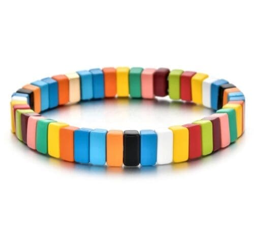 Armband gekleurd metaal