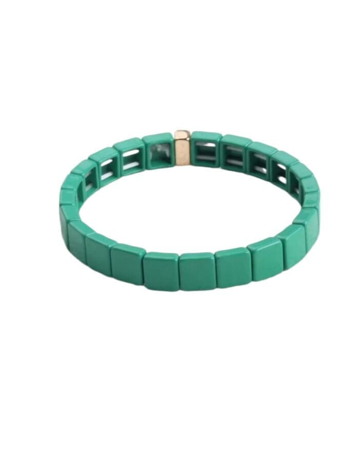 Armband turquoise metaal