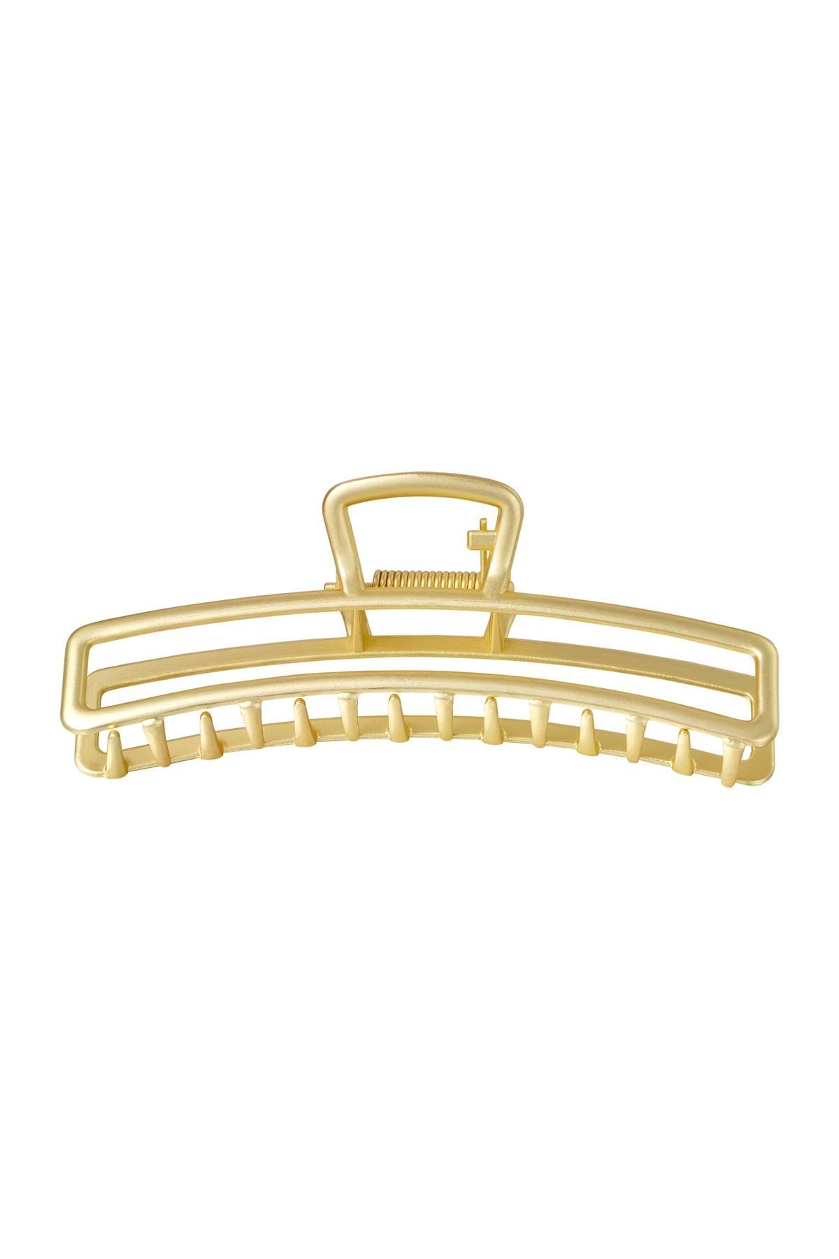 Grote metalen haarclip in goudkleur Vintage goud Metaal