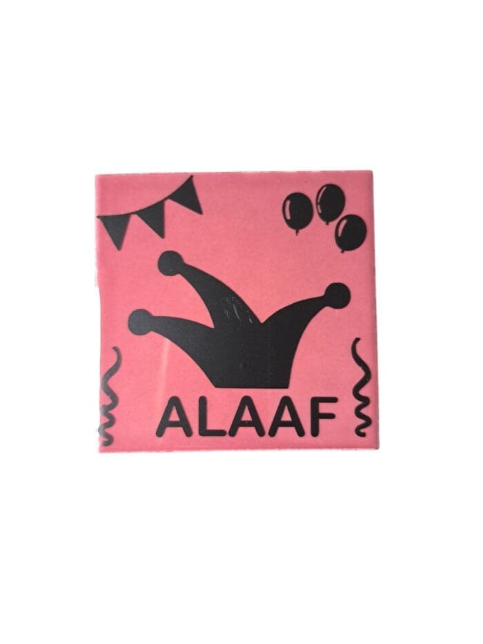 Tegeltje Alaaf oudroze